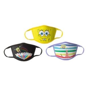Handcraft Masks Set of 3 Kids Spongebob